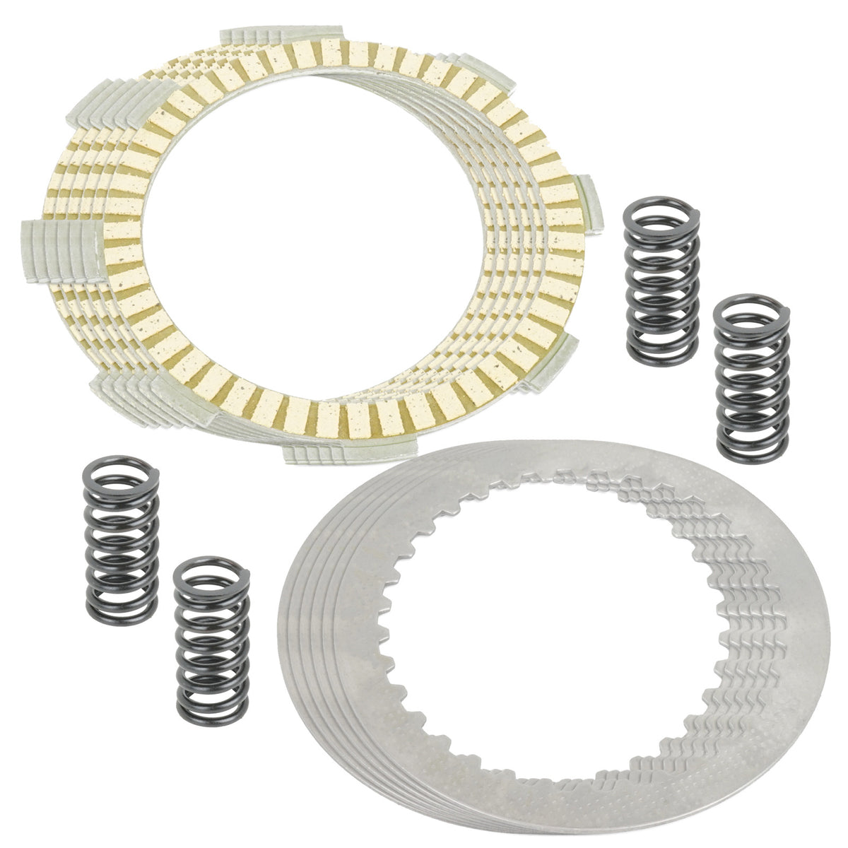 Clutch Friction Plates and Springs Kit for Honda CB250 Nighthawk 250 (1991–2008)