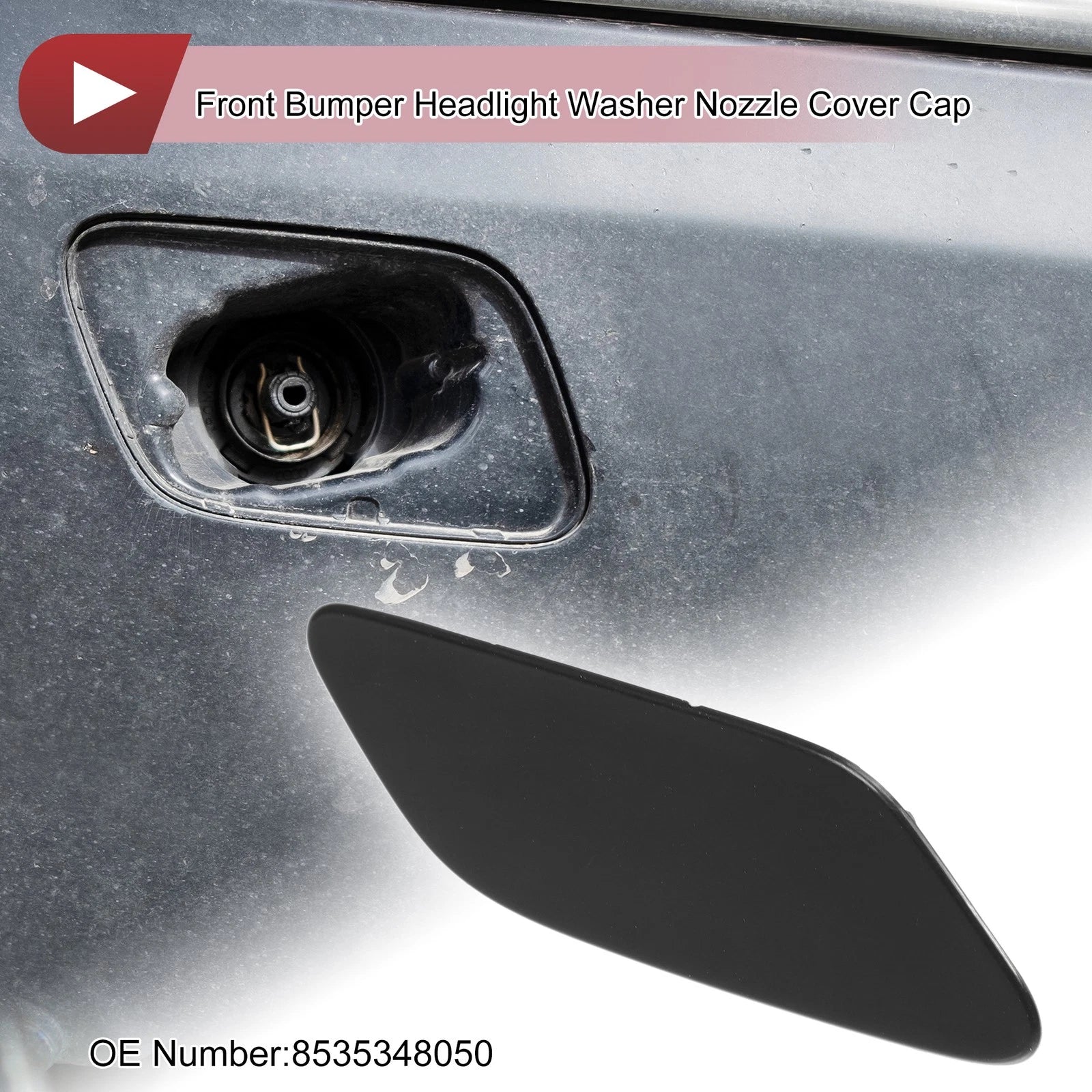 Washer Nozzle Cover Cap Front Right for Lexus RX350 (2019–2022) Unpainted