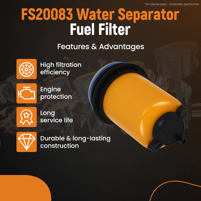 Fuel Filter for JCB JS131 JS145HD Excavator (320/07382, 320/A7351)