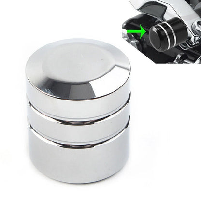 Silver Cut Heel Shift Eliminator Shaft Cap for Harley Touring Road King (1980)