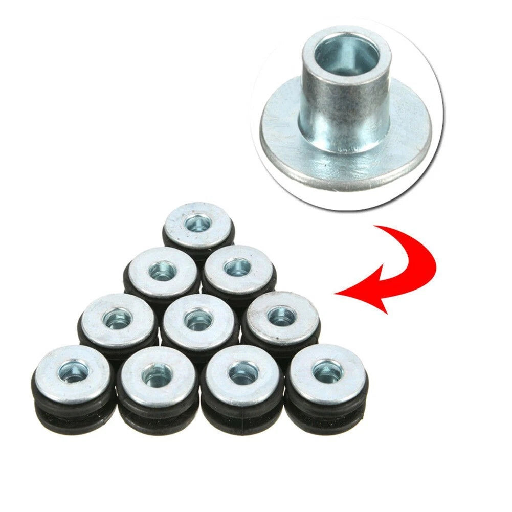 10X Shock Absorber Bushing Rubber Grommets for Motorcycle