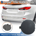 Rear Left Tow Hook Cover Replacement for Mazda 6 Atenza 2018–2021 Gray