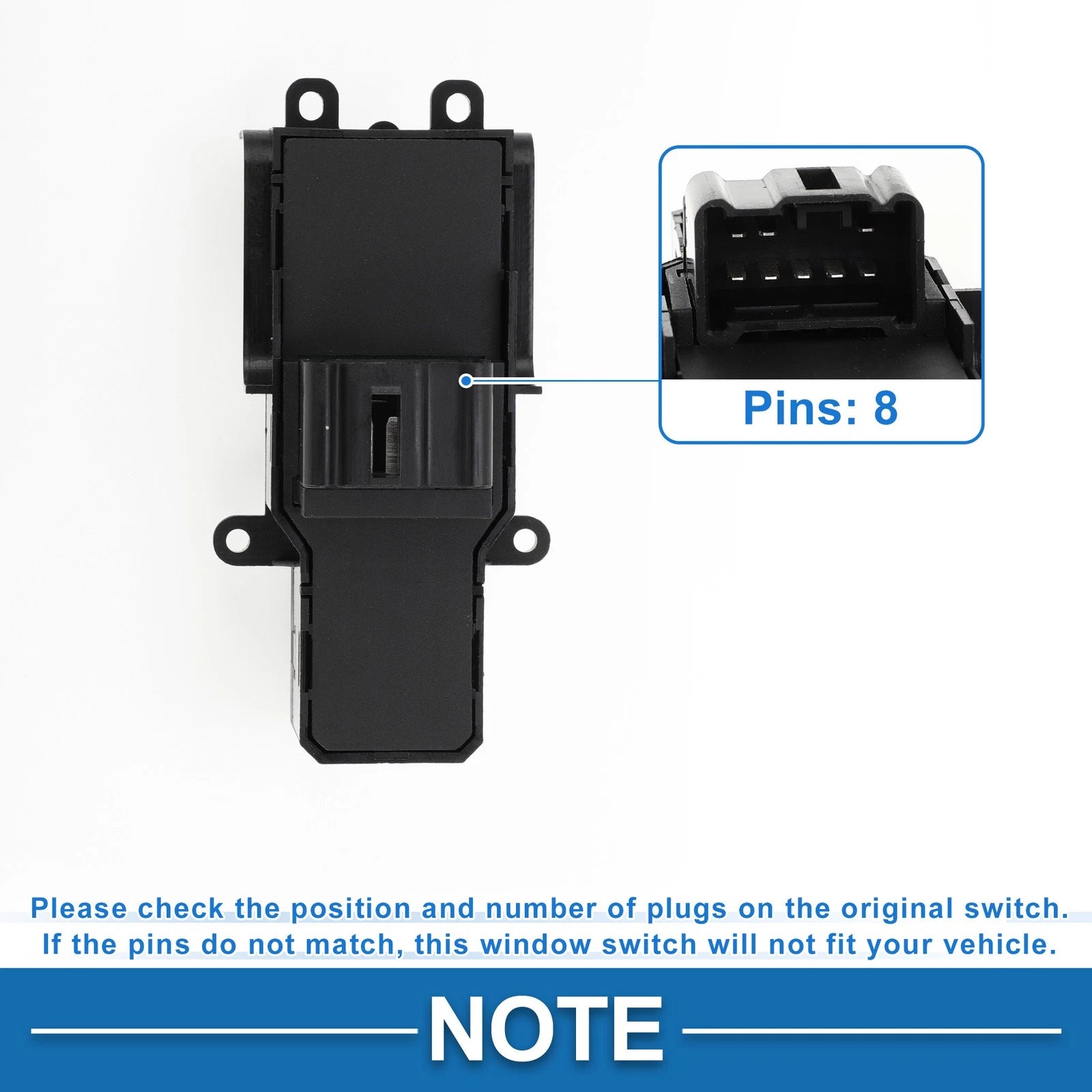 Power Window Switch for Honda CR-V (2010–2011) No. 35760SWAA11