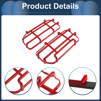 Set of 2 Headlight Trim Bezels for Ford Bronco (2021–2023) Red