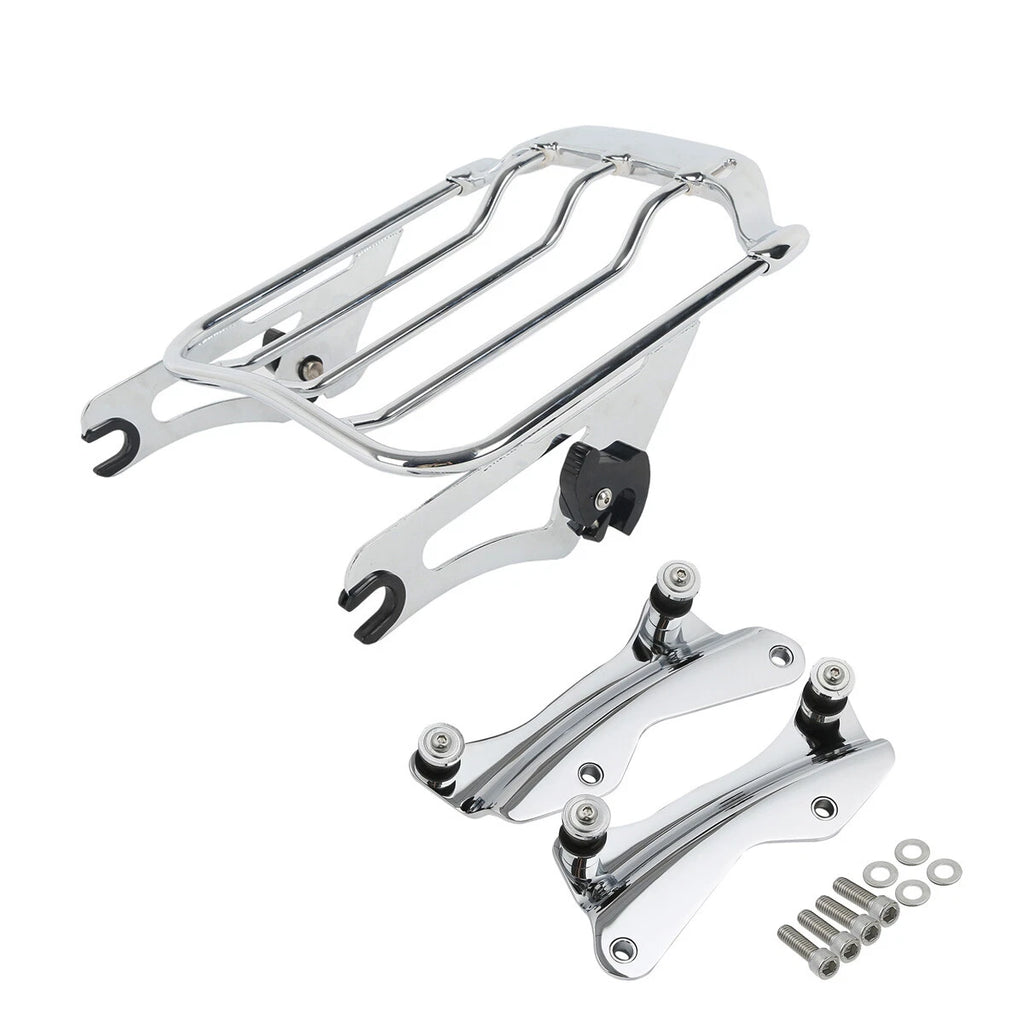 Luggage Rack & Docking Hardware Kit for Harley Road Glide (2014–2023) Chrome