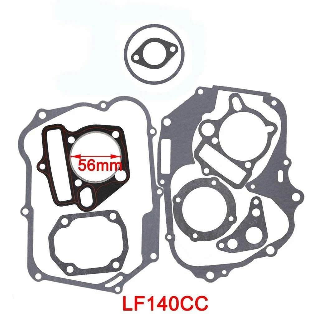 Engine Head Gasket Kit Set for Lifan 140cc Motorcycle (4-Stroke)