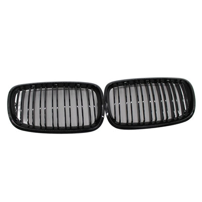 Front Bumper Kidney Grille Set for BMW X5 E70, X6 E71 (2007–2013)