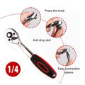 72 Teeth Ratchet Wrench with Extending Handle for Precise Repairs