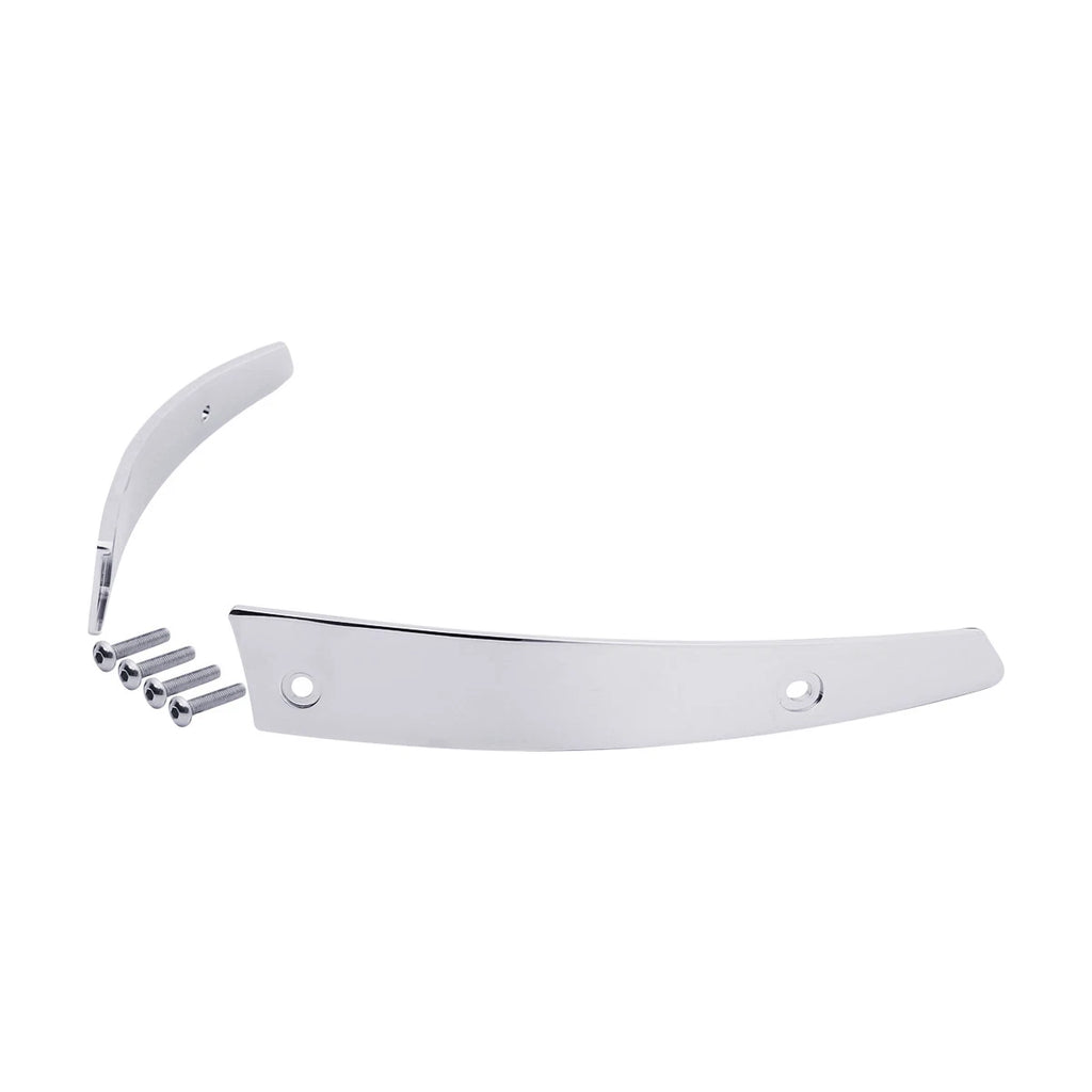 Split Windscreen Windshield Side Trim for Harley Road Glide (2015–2024) Chrome