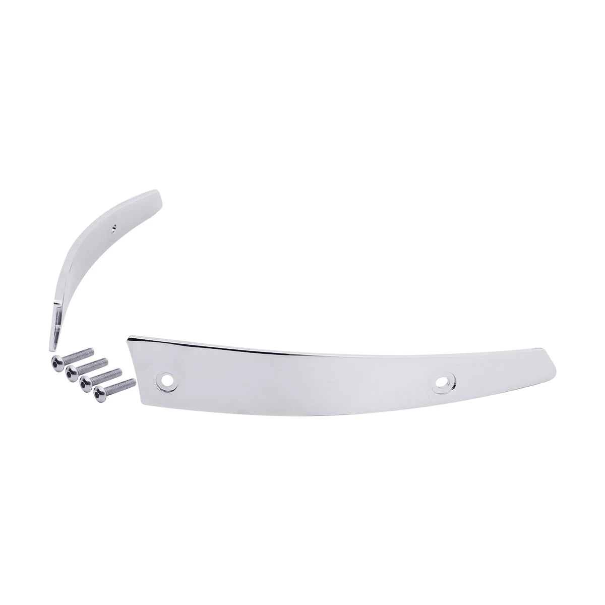 Split Windscreen Windshield Side Trim for Harley Road Glide (2015–2024) Chrome