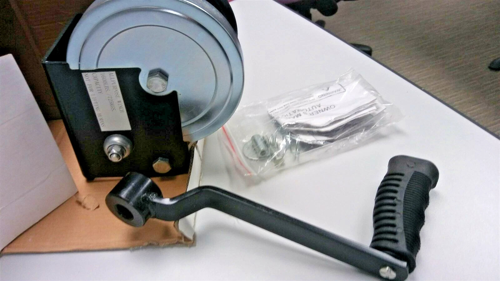 1000 lbs. Trailer Winch W1000D for JIF