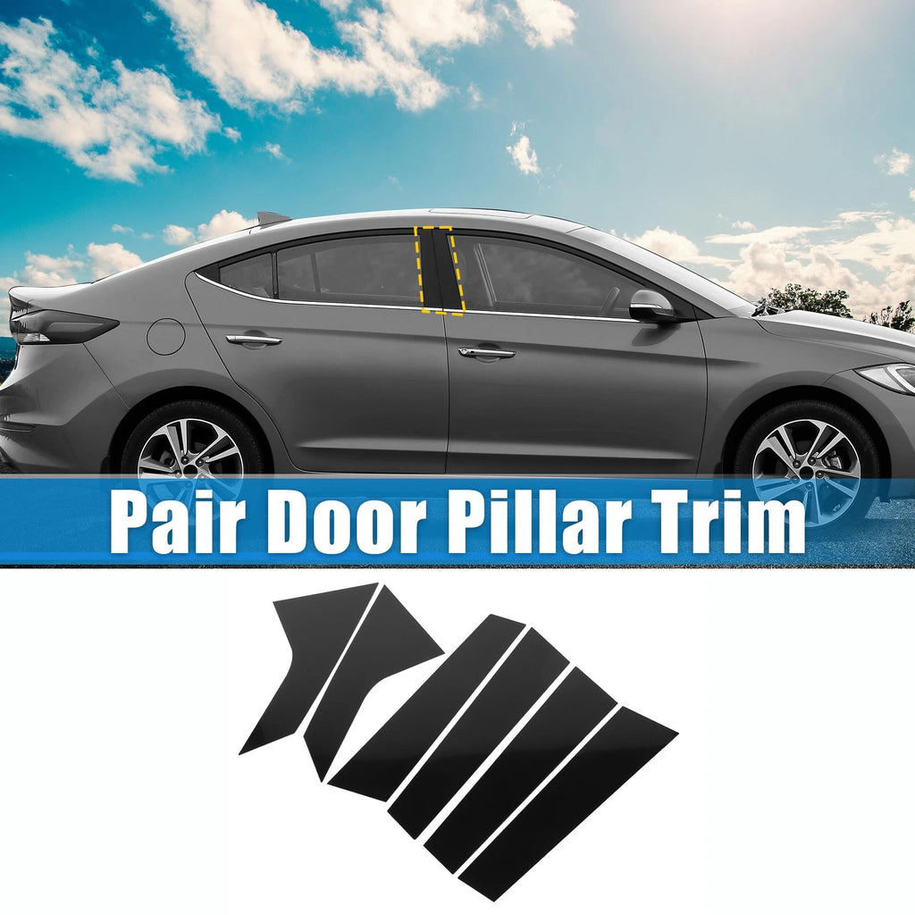 6Pcs Windshield B Pillar Trim Garnish Replacement for Hyundai Elantra (2021–2023)