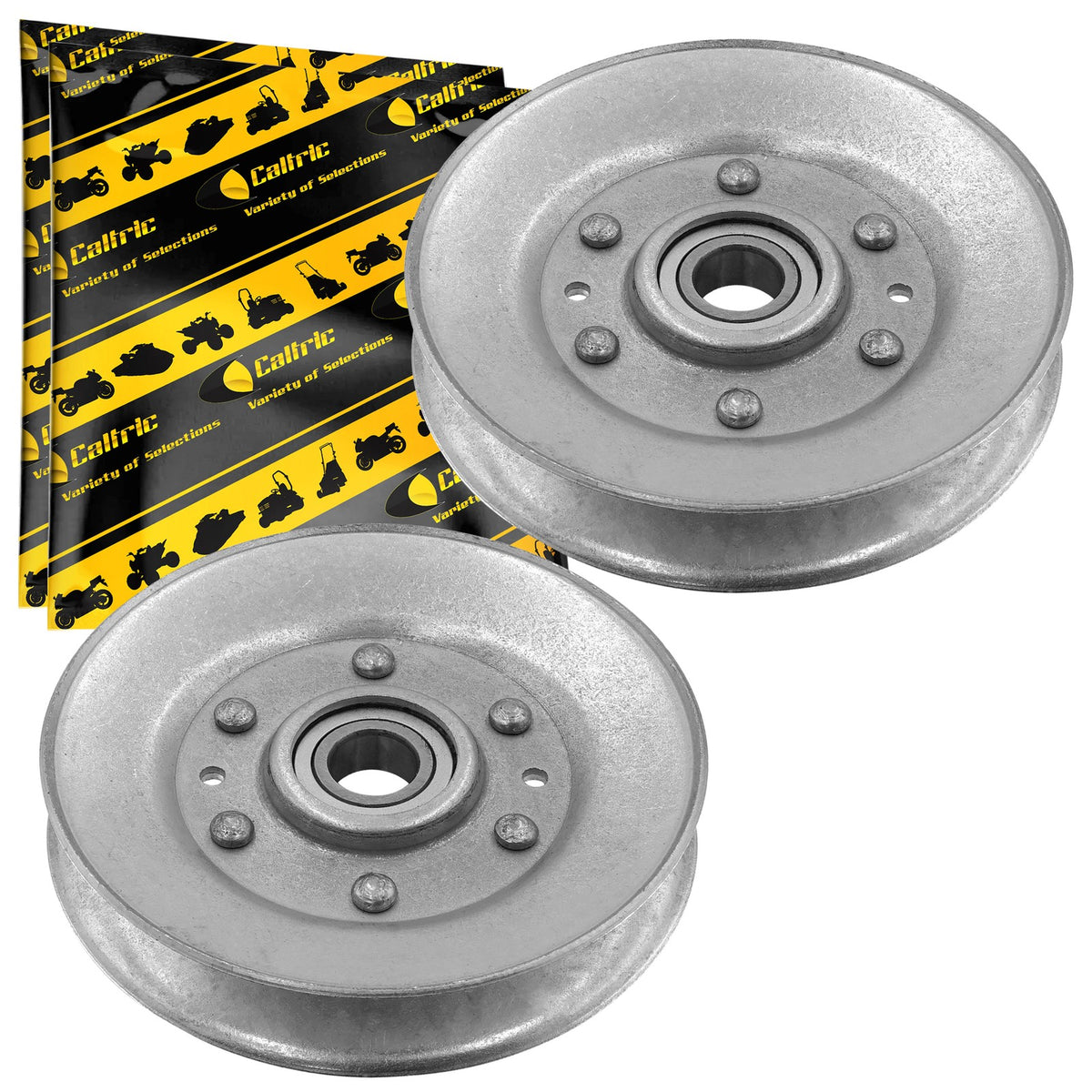 Qty 2 Deck Sheave Idler Pulley Replacement for John Deere X750 X754 (2015–2016)