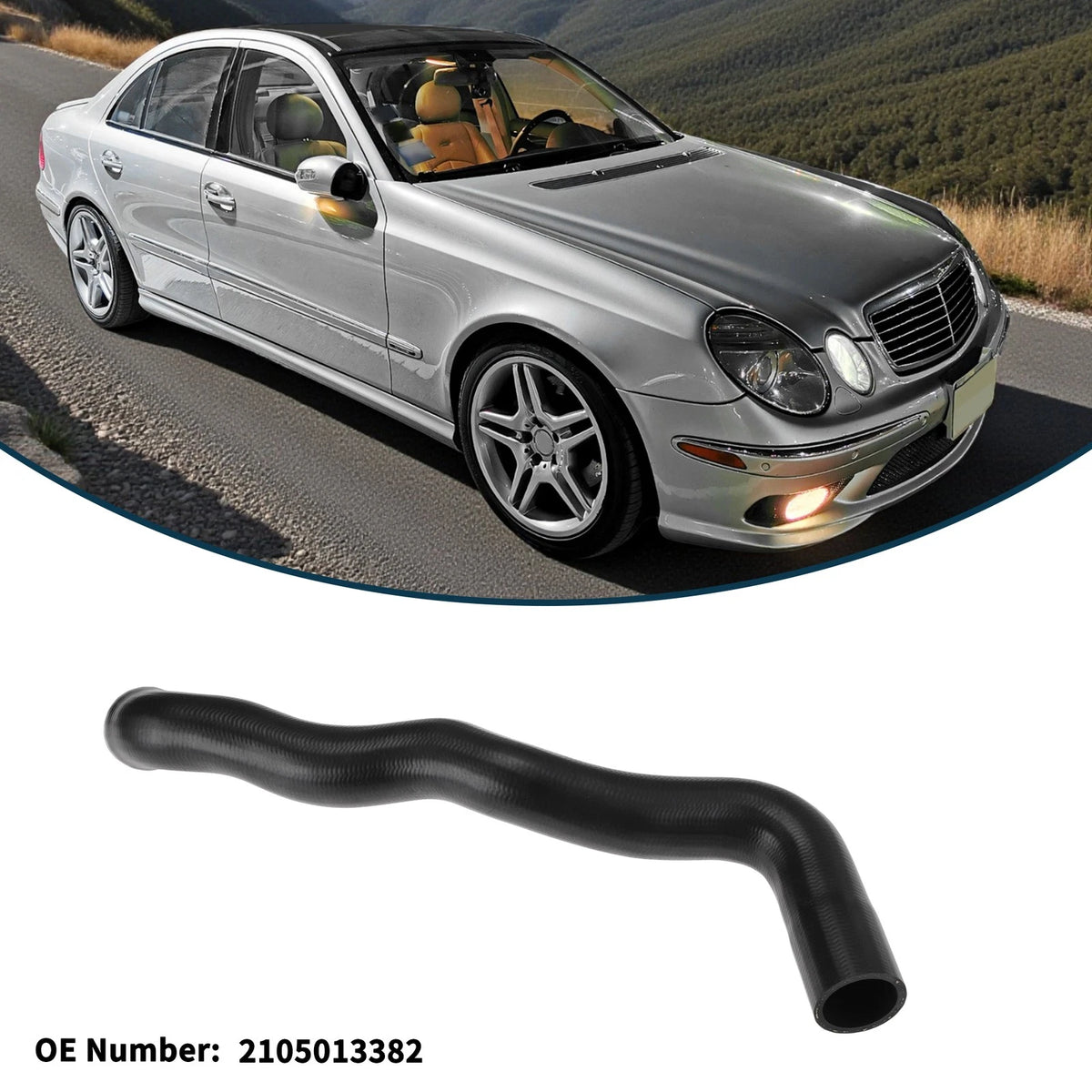 Radiator Hose for Mercedes-Benz E-Klasse W210 (1995–2003) 2105013382