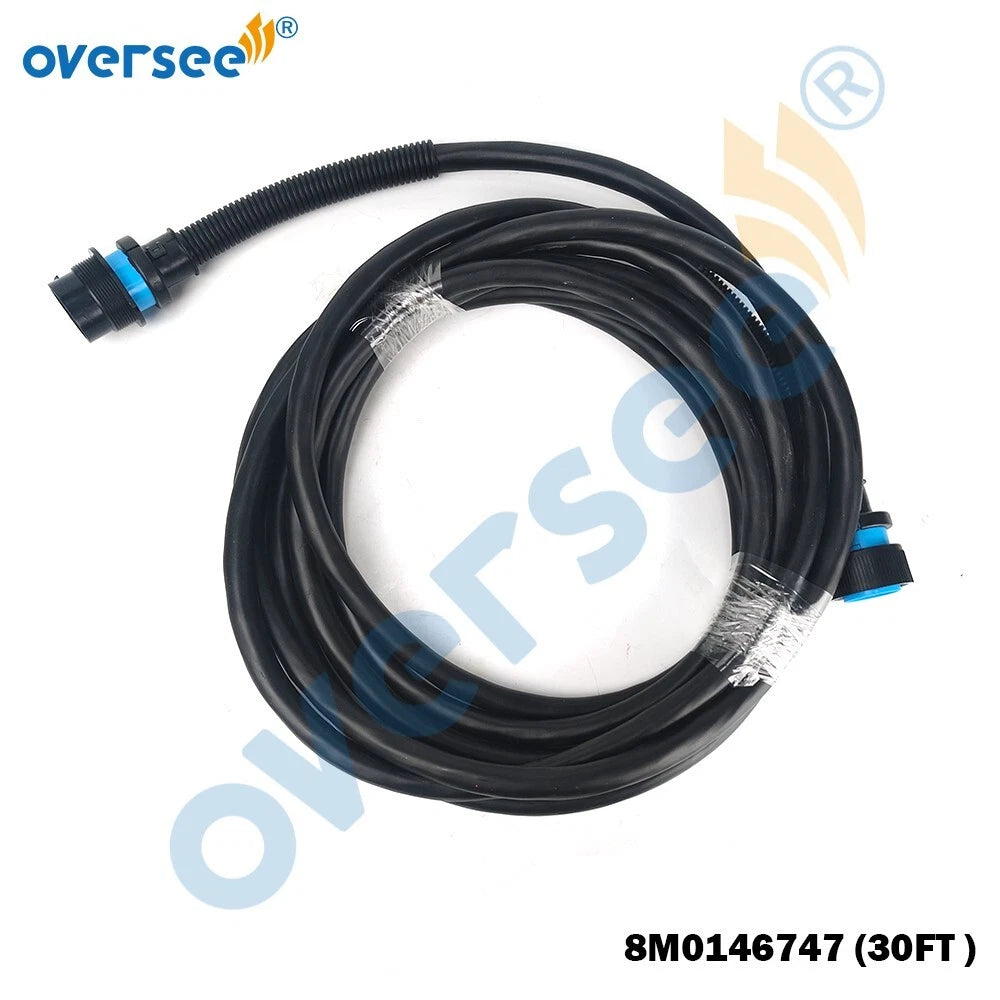 30FT Low Loss Data Cable Harness for Mercury Outboard (8M0146747)