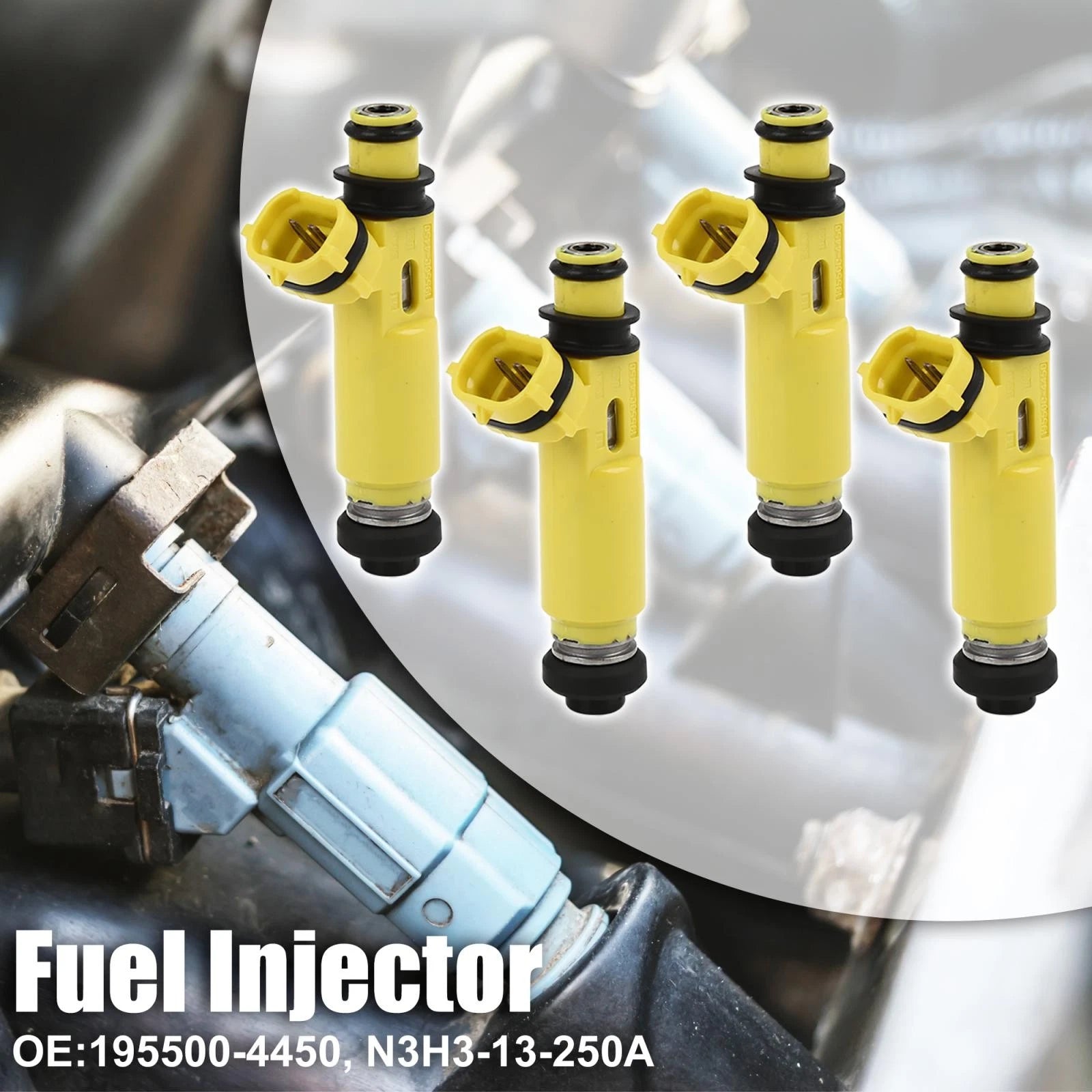 Fuel Injector Nozzle Set (4pcs) Replacement for Mazda RX-8 (2004–2009)