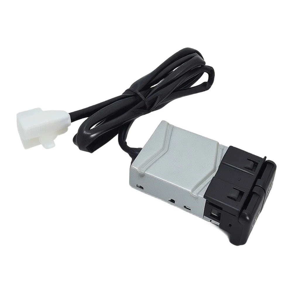 Quick Charger for Universal Vehicles - Compact Design, Blue LED Backlight
