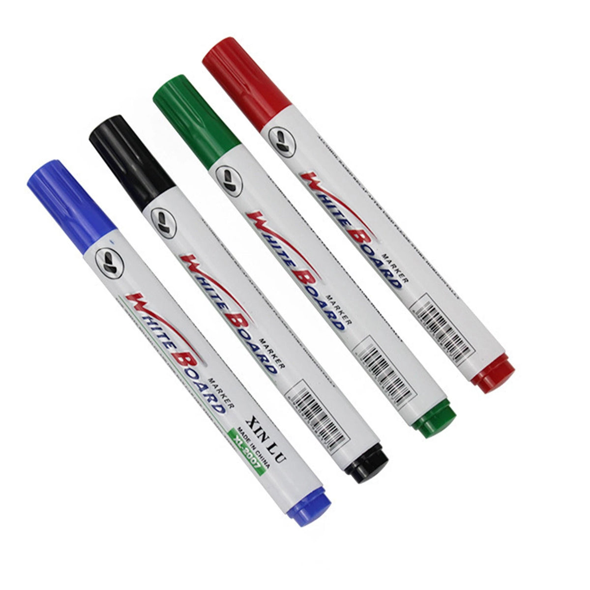 Set of 4 Whiteboard Marker Pens Dry-Erase 2mm Tip