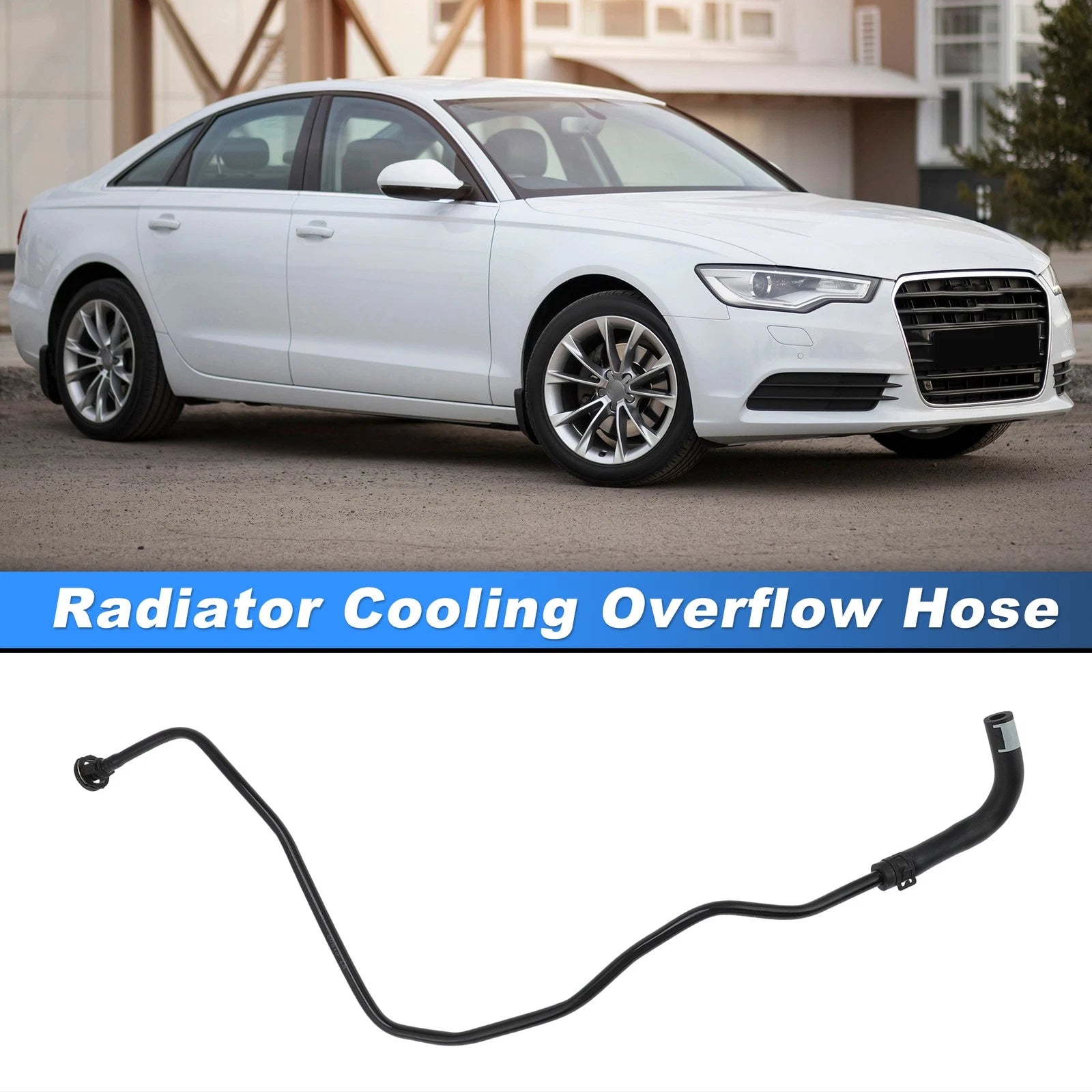 Radiator Cooling Overflow Hose Replacement for Audi A6 Avant Quattro (2005–2011)