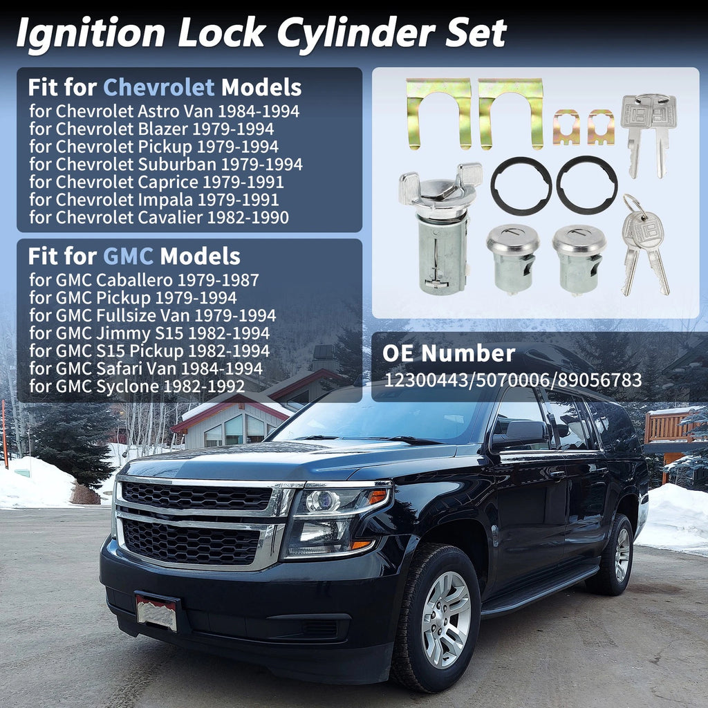 Ignition Lock Cylinder and Door Lock Replacement for Chevy Suburban (1979–1994)
