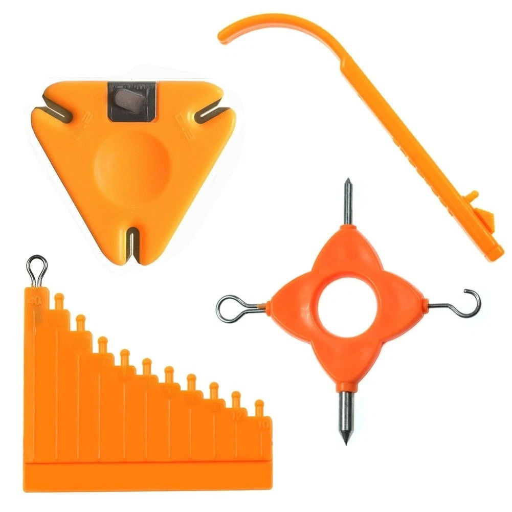 4 in 1 Fishing Rig Tool Set for Line Trimming Hook Pulling Wire Peeling