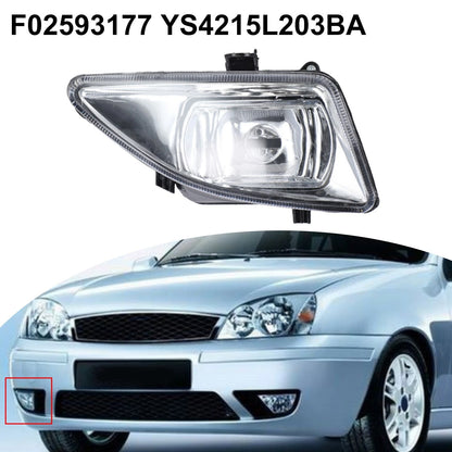 Right Side Fog Lamp for Ford Fiesta - Yellow, ABS, PC