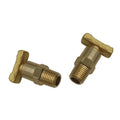 2X Cylinder Block Drain Tap 1/4" for Volvo Penta Mercruiser (82745, 18-4218, 22-16951T1)