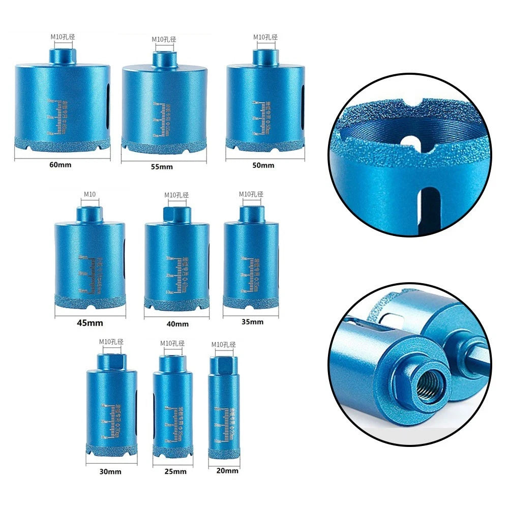 20mm-60mm Dry Vacuum Brazed Core Bit for Power Tool