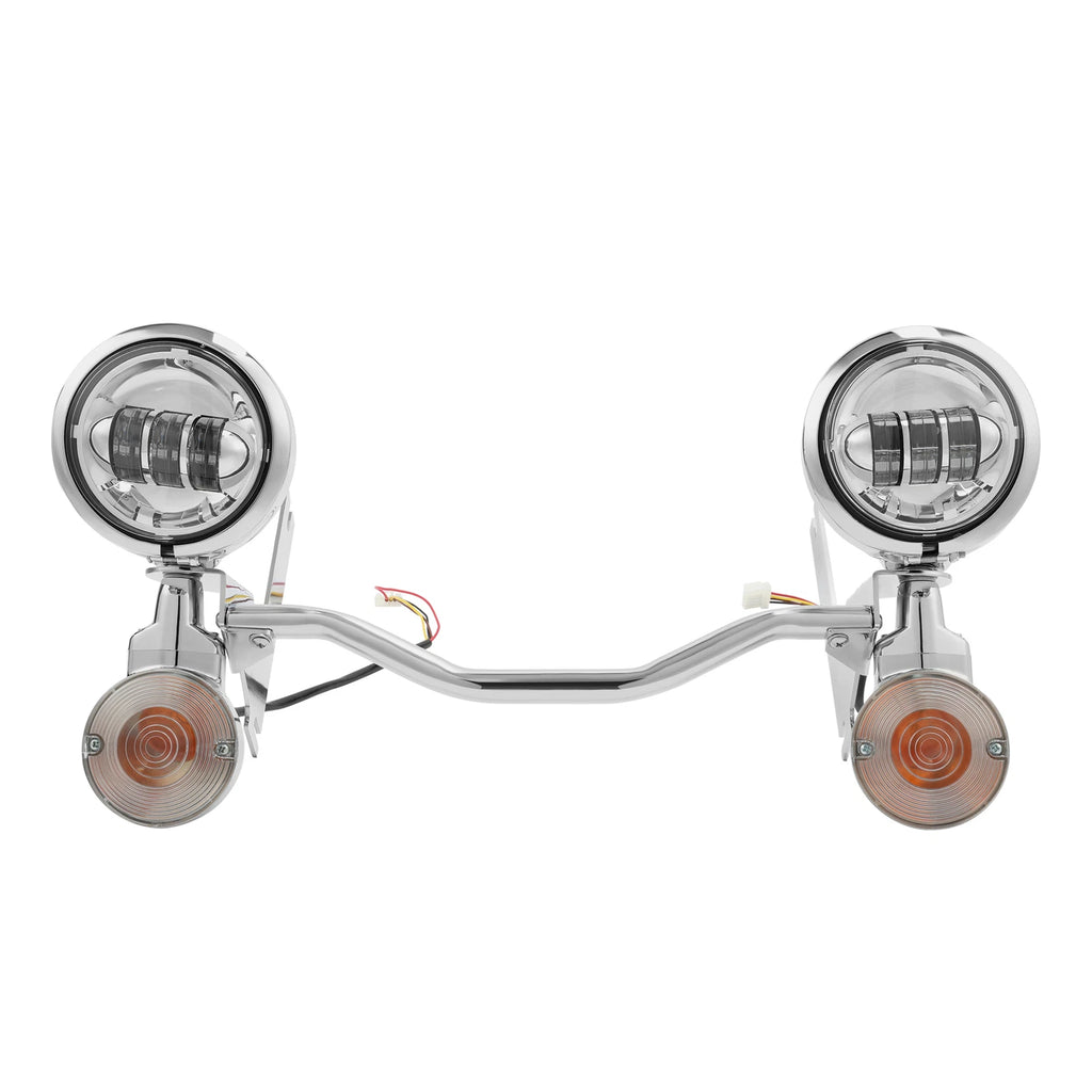 LED Passing Turn Signals Fog Light Bar for Harley Electra Glide (1994–Present)