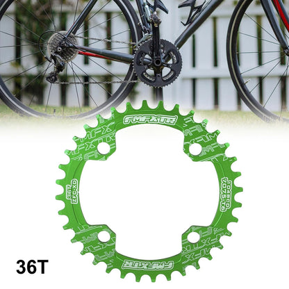 Narrow Wide Chainring 104mm 36 Teeth for Bicycle Crankset (Green) (2000–2020)