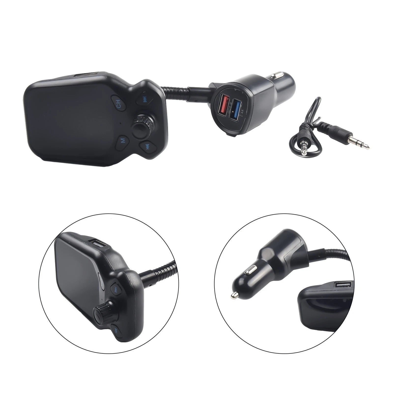 Wireless FM Transmitter MP3 Player Radio Adapter USB Charger Kit