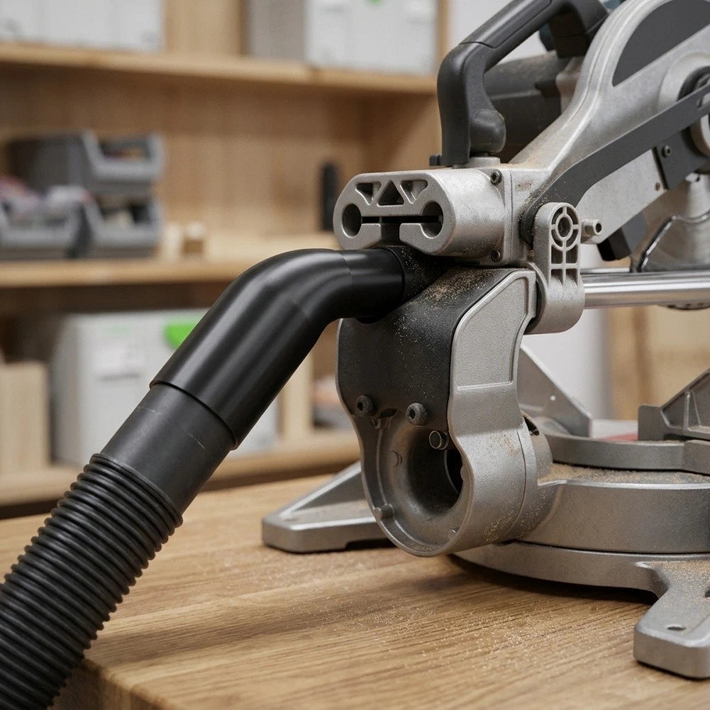 Saw Vacuum Adapter for Cleaner Working Environment