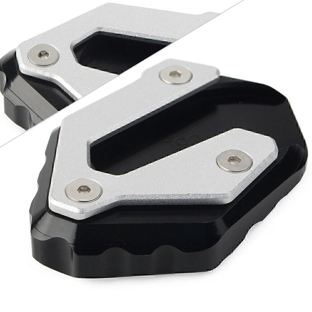 Kickstand Side Stand Plate Extension Pad for Yamaha MT-07 XSR700 (2016–2017) Black