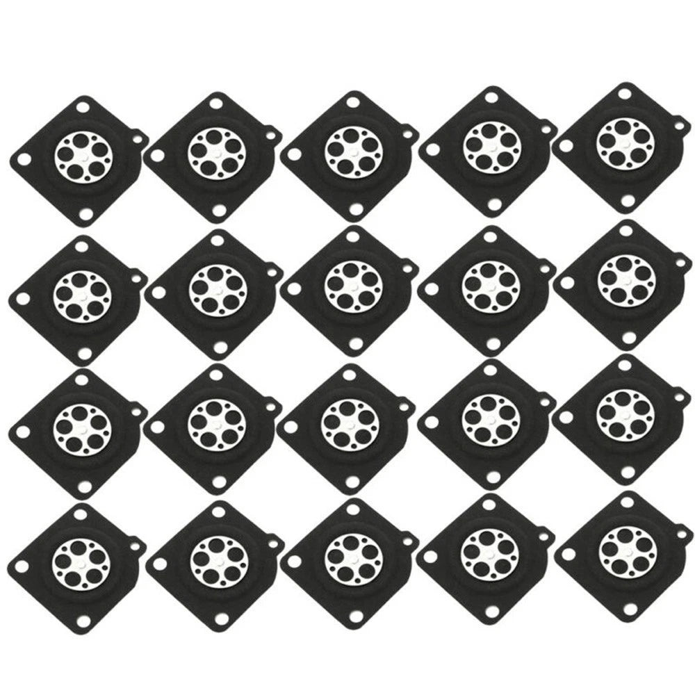 20PCS Metering Diaphragm for Carburetor (1'' x 1.2'')