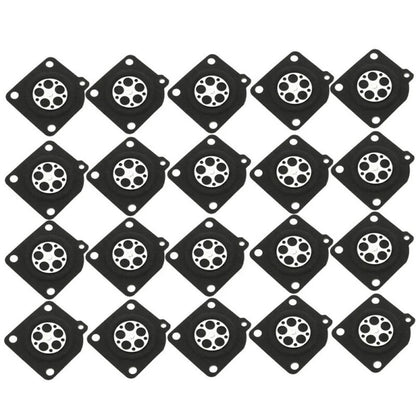 20PCS Metering Diaphragm for Carburetor (1'' x 1.2'')