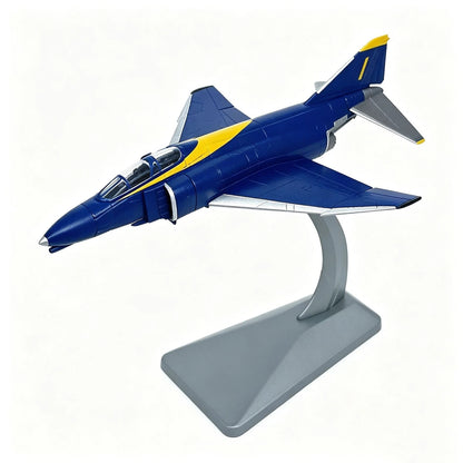 14cm Diecast Alloy F-4 Phantom II Model (1/144 Scale)