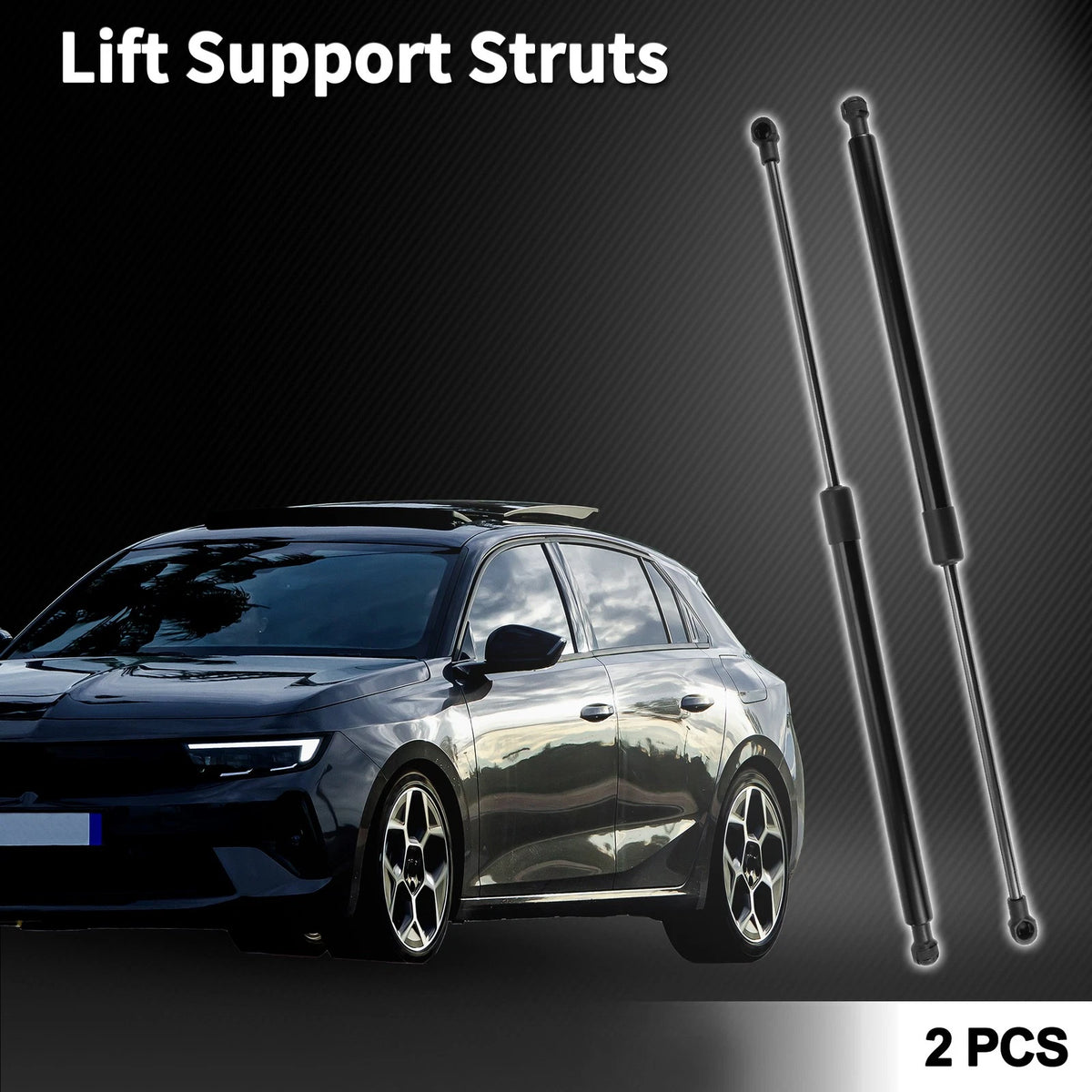 Rear Hatch Lift Supports Struts Gas Spring for Opel Agila (B) (H08) (2008–2014)