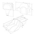 Gel Seat with Backrest Pads for Harley Touring (2014–2023)