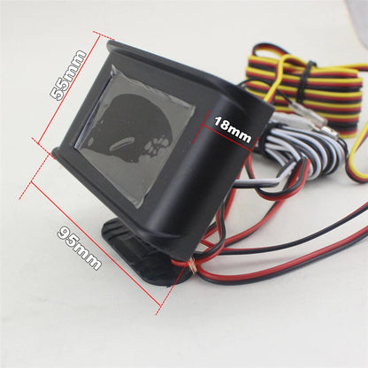 3 in 1 Car Digital Gauge Voltmeter Oil Pressure Water Temp Voltage Meter 1/8 NPT