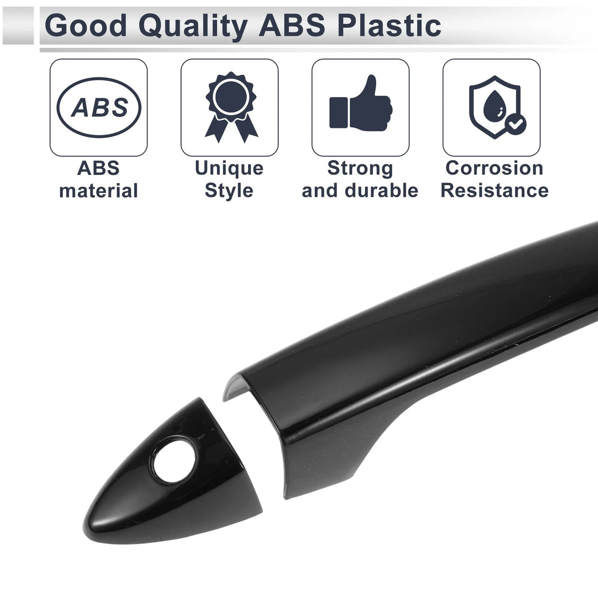 Door Handle Cover Trim for Honda Accord (2018–2023) Black