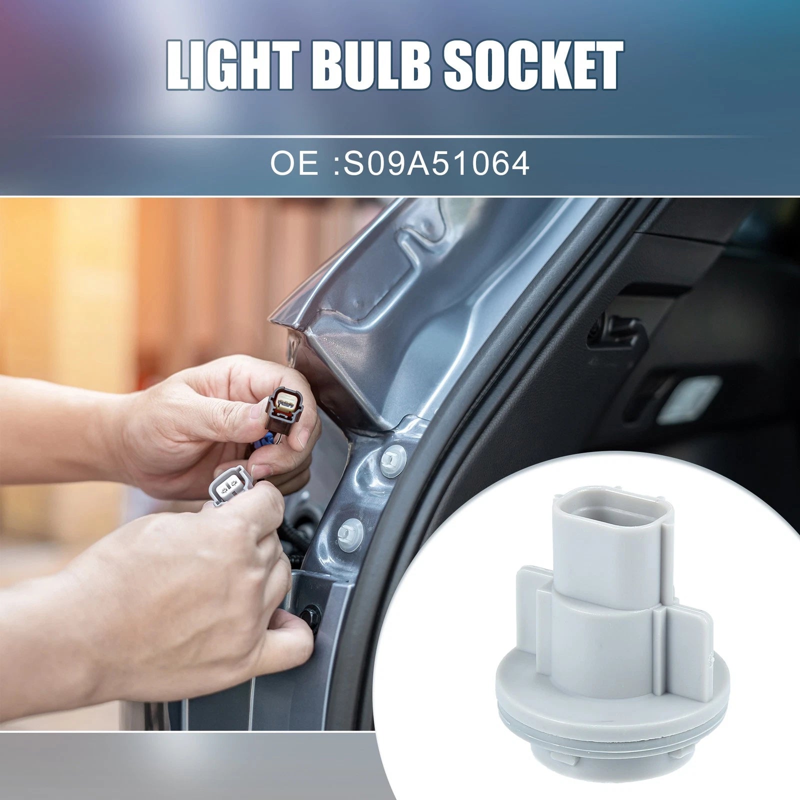 Turn Signal Tail Light Bulb Socket Replacement for Mazda 3 2.0L (2004–2009)