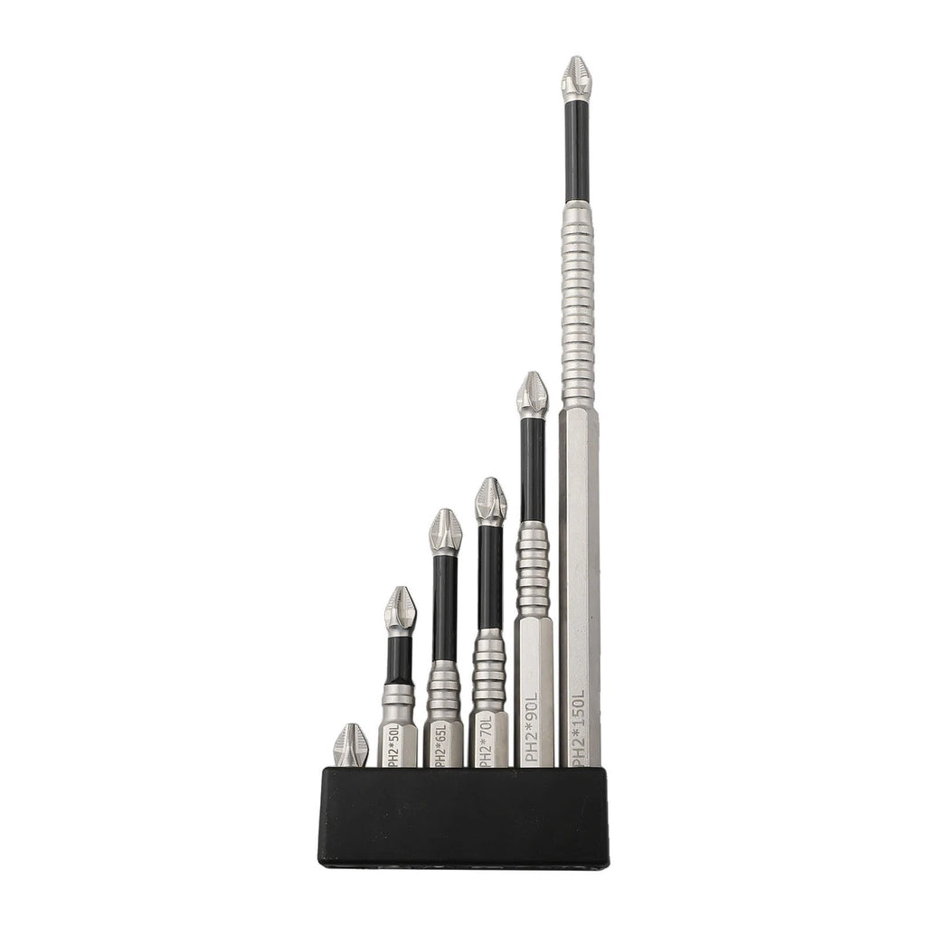 56pcs Cross Magnetic Screwdriver Bit Set for High Strength Operations