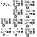 Set of 10 Carburetor Gasket Repair Kit for Walbro K24-WAT WT866 WT924 WT773 WT775
