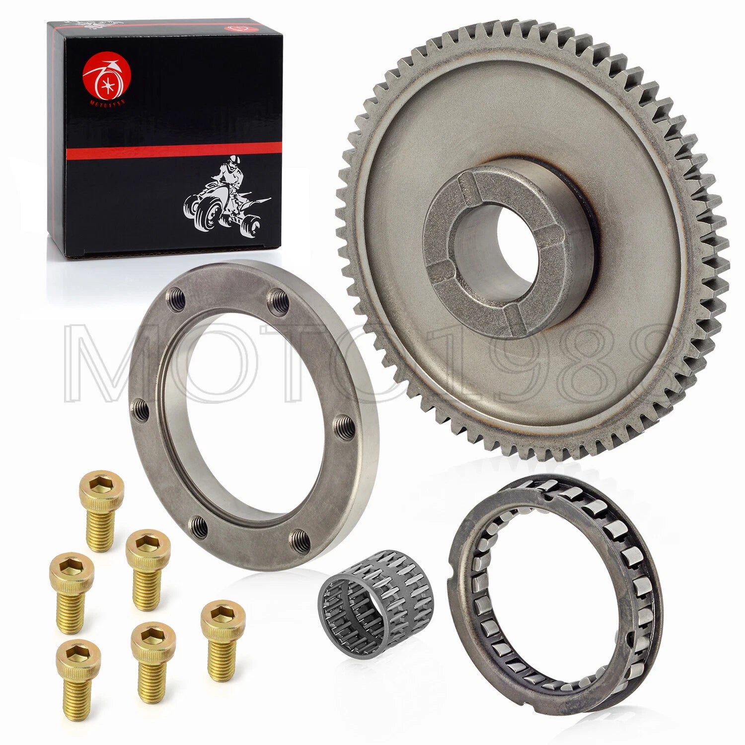 Starter Clutch One Way Gear Bearing Gasket for Yamaha Warrior YFM350X (1987–2004)