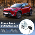 Trunk Door Lock Cylinder Kit with Keys for Toyota Yaris (2007–2011)
