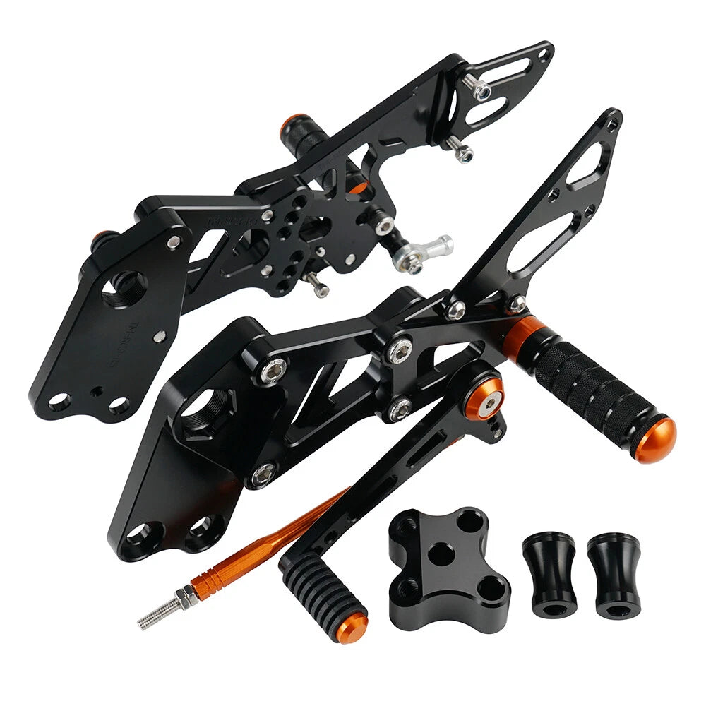 Adjustable Rearsets Foot Pegs for KTM RC 390 (2014–2021)