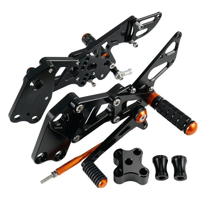 Adjustable Rearsets Foot Pegs for KTM RC 390 (2014–2021)