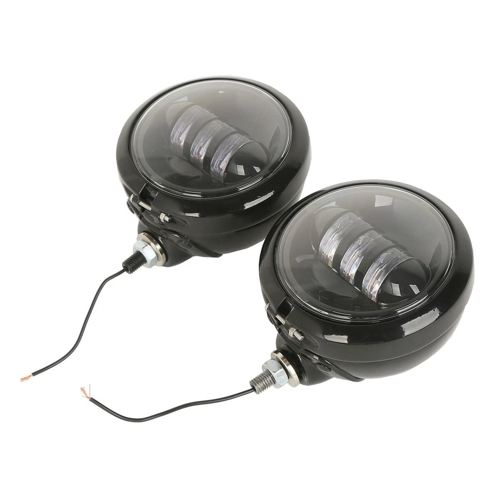 Pair LED Fog Lights for Harley
