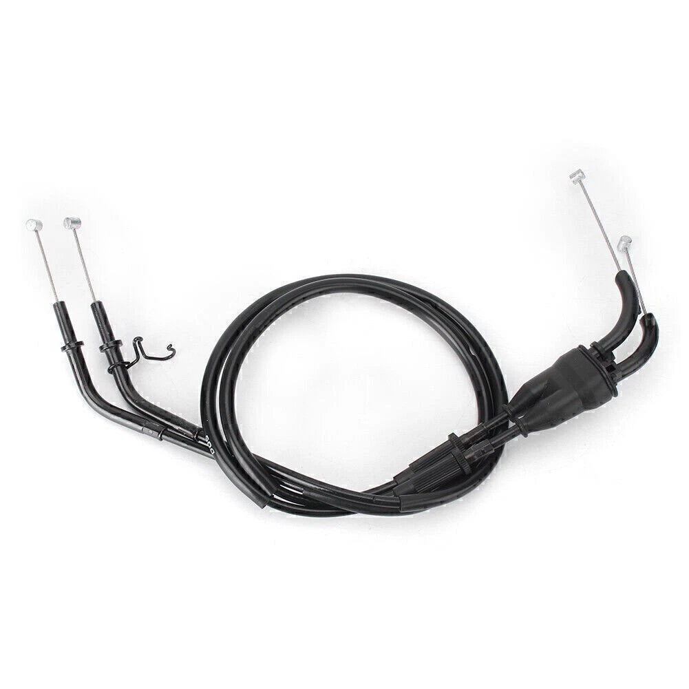 2X Black Throttle Cable Accelerator Wire for Kawasaki Ninja ZX10R (2016–2017)