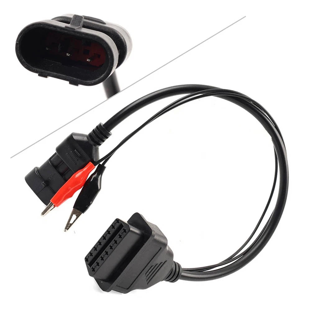 Motor 3 pin To 16pin OBD2 Diagnostic Cable Adapter Connector For Cfmoto